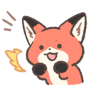 foxexcited Discord sticker from Vyxies TreeHouse 🦊🍃