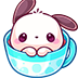 blue_cuppochacco_mini Discord sticker | Stoner Sluts