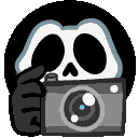 GhostFaceCamera animated emote - the chill zone