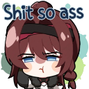 ver_shit_so_ass Discord sticker | the chill zone