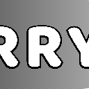 The letters RRY in bold white font against a gray gradient background.