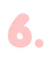 Number six in a rounded pink font.