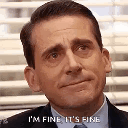 imfine animated GIF emoji from KENT