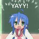 yay animated emote from KENT