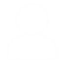 A white line-art silhouette of a person's head and shoulders against a black background.