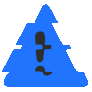Four exclamation marks in blue triangles showing a digital glitch effect.