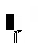 Black pixel blocks arranged in a sequence that resembles a digital glitch or loading animation.