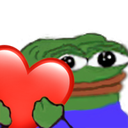 pepo_heart_2 Discord sticker | UnoRouter | ChatGPT Claude Gemini Character Janitor CAI Roleplay RP Vibecoding SillyTavern DeepSeek