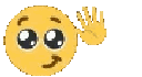 Chud character with wide eyes and a smirk waving with a hand.