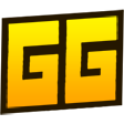 The letters GG in a bold, yellow-to-orange gradient font on a black background.