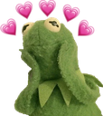 Kermit_with_hearts_around_him Discord Emoji from ⛧ 𝖧𝖾𝗅𝗅 𝖠𝗂𝗇’𝗍 𝖧𝗈𝗍 𝖤𝗇𝗈𝗎𝗀𝗁 🎃࿐