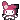 My Melody and Kuromi pixel characters dancing in a synchronized loop.