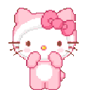 hello_kitty_hearts animated emote from babyghoul