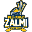 A sports logo featuring a stylized blue turban over three gold cricket stumps with bold text below.