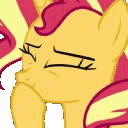 SunsetChuckle animated emote | PonyNet | MLP Community