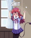 emoji_1 animated GIF emoji from Nekomimi🐈