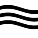 Wavy lines pattern in black and white.