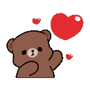 BearLove animated GIF emoji | Sweet Killers