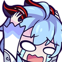 ganyuAAAAA Discord sticker from ₊ ⊹ Tidesong Cavern  . 𓆞 · ｡