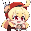 kleeexcited animated Discord emote from ₊ ⊹ Tidesong Cavern  . 𓆞 · ｡