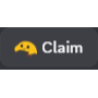 A yellow blob character next to the word Claim written in white text on a gray background.