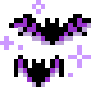 purple_bats animated emote from Midnight Bamboo Collective