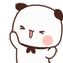 panda_yippee animated GIF emoji | Midnight Bamboo Collective