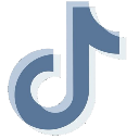 Musical note symbol rendered in a flat blue and gray style.