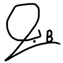 Skull with hollow eyes and a wide grin in a flat black and white style.