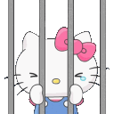 hellokittyjail animated Discord emote - Darlings