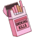 499434pinkcigarettepack Discord sticker from power puff sl*ts