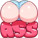 Ass17 Discord sticker from Petting Zoo