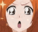 Orihime_amazed animated emote | /asanami