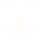 Cat mouth shaped like a w character in a minimalist style.
