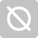 Circle with a diagonal slash through it centered on a gray background.