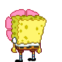 69800spongebobflower animated GIF emoji - power puff sl*ts