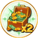 x2_de_dinero custom emote | Las pizzas