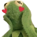 kermit_love custom emote from 𝔱𝔥𝔢 𝔠𝔩𝔢𝔯𝔟 ˖𓍢ִ໋ ⾕⋆˙⟡