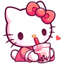 hellokittysips_mini Discord Emoji | Hood Rat