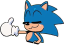 sonicthumbsup custom emote - Station Square