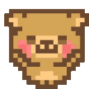 BrownBearSpin animated GIF emoji from 𝔱𝔥𝔢 𝔠𝔩𝔢𝔯𝔟 ˖𓍢ִ໋ ⾕⋆˙⟡