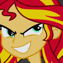 SunsetEvilSmile Discord sticker from PonyNet | MLP Community