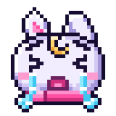 lun_wail animated GIF emoji from Lunara