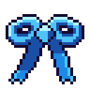 lun_ribbon_blue animated GIF emoji | Lunara