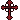 Four identical red pixel-art crosses arranged in a horizontal row.
