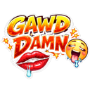 gawddam Discord Emoji from Tᕼᕮ ᗯᕮIᖇᗪ ᖴ᙭᙭KᕮᖇS
