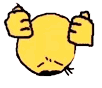 Four yellow emojis showing various expressions of intense screaming, crying, and frustration.