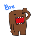 Domo-kun with a wide open mouth and a blue sweat drop above its head looking stressed.