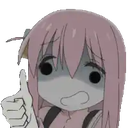 bocchi_thumbup Discord sticker from Lunera Community