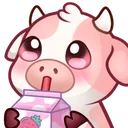 pink12_cow_slurp custom emote - ⊹ ࣪ ˖𝗘𝘁𝗲𝗿𝗻𝗮𝗹𝗠𝗶𝘀𝗲𝗿𝘆⊹ ࣪ ˖
